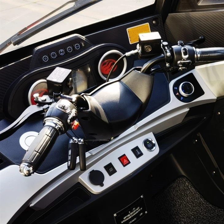 Low Price Low Speed Three Wheel Cabin Motorcycle For Sale